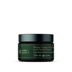 Masque Visage à l’Argile Blanche & à la Menthe Poivrée