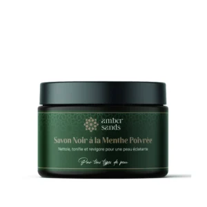 Savon Noir à la Menthe Poivrée